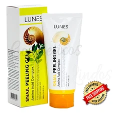 LUNES SNAIL PEELING GEL AMINOACID COMPLEX HELPS REMOVE DEAD SKIN 6.08 FL OZ
