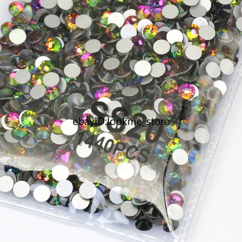 1440pcs 5mm ss20 Crystal Glass Flatback Rhinestones Gems Nail Art Crafts Beads - Picture 67 of 75