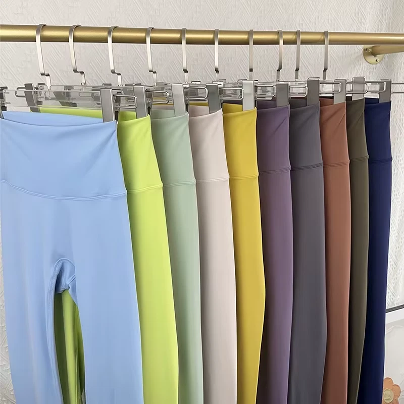 Leggings Taille Haute S-XL Sans Couture Effet Nu Yoga Running - Photo 2/4