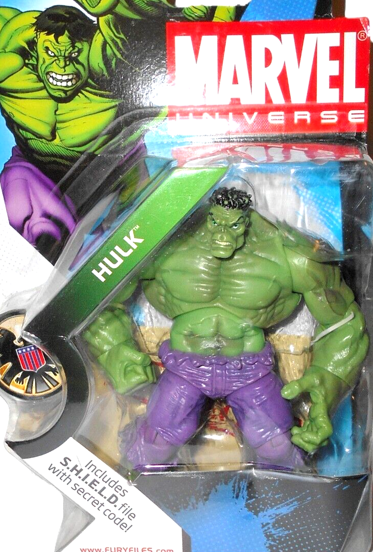 marvel universe HULK GREEN 013 13 2009 series 1 3.75 4 inch