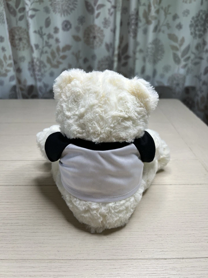 Vintage 2001 The Bear Factory White Bear Soft Plush Animal 10” - Image 3 of 4
