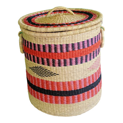 Sturdy Handmade Basket | Decorative Organiser for Clothes & Blankets | Home Gift