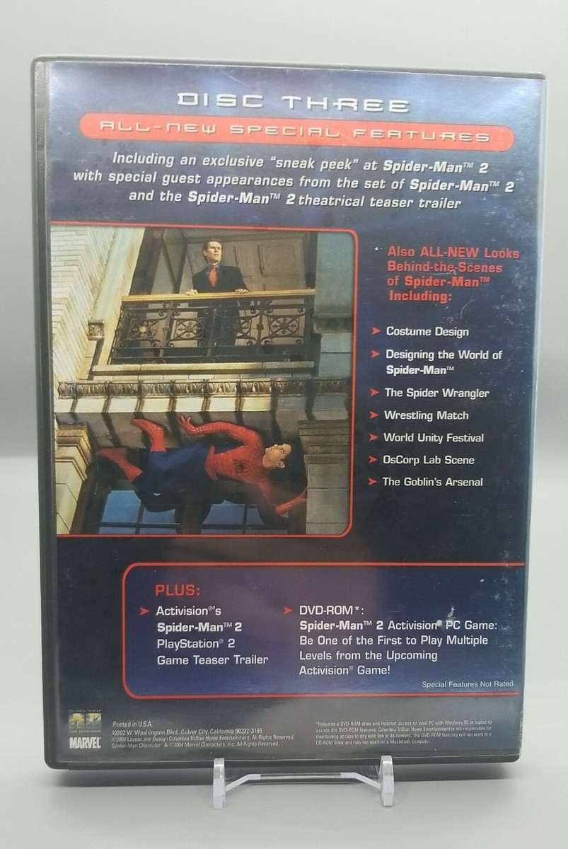 Spider-Man (DVD, 2004, 2-Disc Set, Deluxe Edition Widescreen