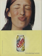 2001 Vintage Magazine Page Ad Diet Coke with Lemon