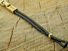NOS Vintage Unused Watch Band Butterfly Clasp Gold Filled & Nylon Cord Loop End