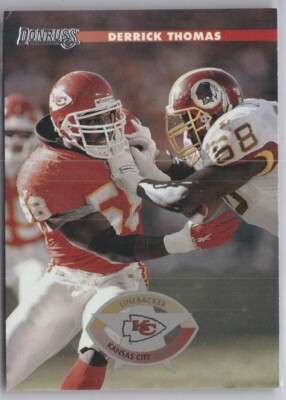 1996 Donruss Football  148 Derrick Thomas HOF Chiefs 93 Marcus Allen Lot 8 CardS