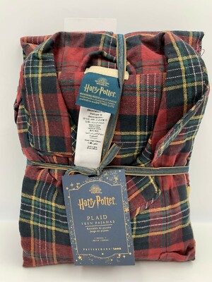 Pottery Barn Teen Harry Potter Flannel Gryffindor Plaid Pajama Small #2269H 