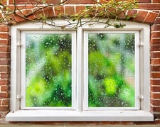 3D Water Droplets A83 Window Film Print Sticker Cling Stained Glass UV Sinsin