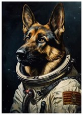 Dog Canvas Wall Art  BORN TO BE WILD  3  16 x 24  242