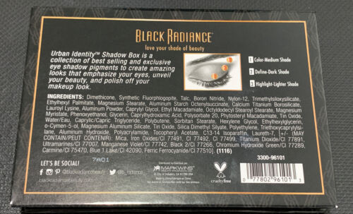Black Radiance URBAN IDENTITY EYE PALETTE 10 Color Eyeshadow Color Luxe - Picture 2 of 6