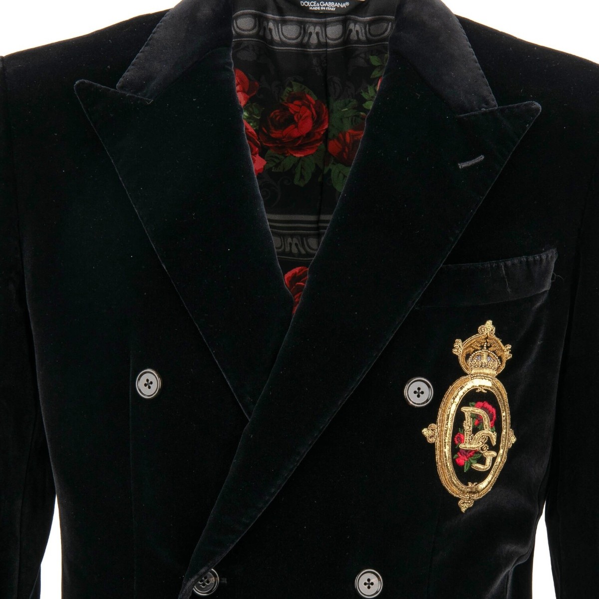 Dolce & Gabbana ドルガバ ベロア ベルベット ジャケット 38 Dolce & Gabbana ドルガバ ベロア ベルベット ジャケット 38