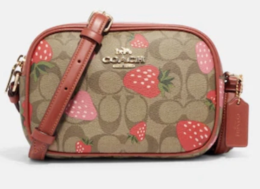 Coach Mini Jamie Camera Bag in Colorblock Signature Canvas with Coach Stamp