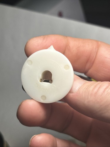 (1) Vintage Guitar Amplifier Knob Pointer Rogan Bros Chicago Chicken Radio Cream - Picture 3 of 9