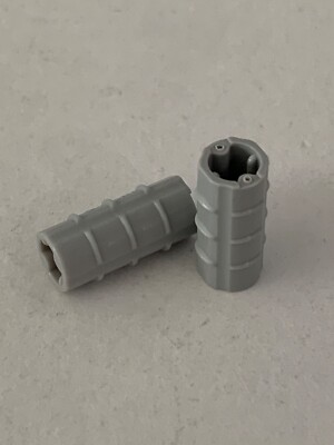 LEGO Parts 6538b (2pcs) Technic, Axle Connector 2L Ridged | eBay