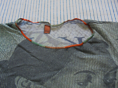 Top Vintage Mesh (résille) IPSE Kaki Femme - Indonésie - Taille 36/38/40 - Occasion Très Bon état