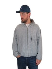 Vtg 90s Patagonia Made In USA Synchilla Fleece Full Zip Jacket Mens Large Gray