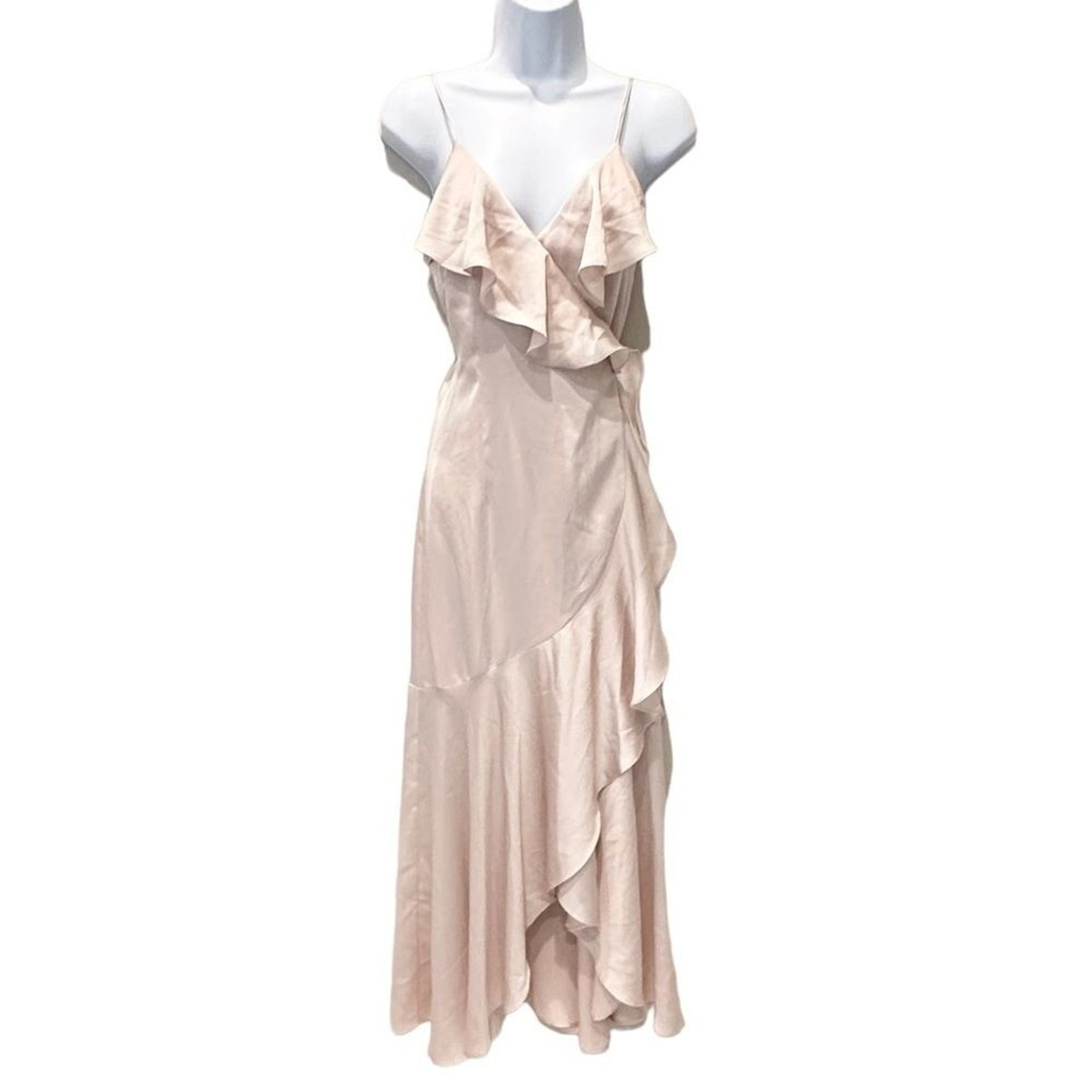 knee length dresses for ladies Shona Joy Sofia Lace Up Maxi Dress in Ginger – Coco & Lola main image 0