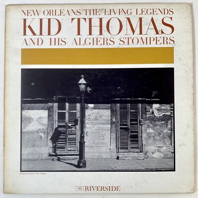 Kid Thomas & His Algiers Stompers New Orleans Living Legend LP Riverside RLP 365