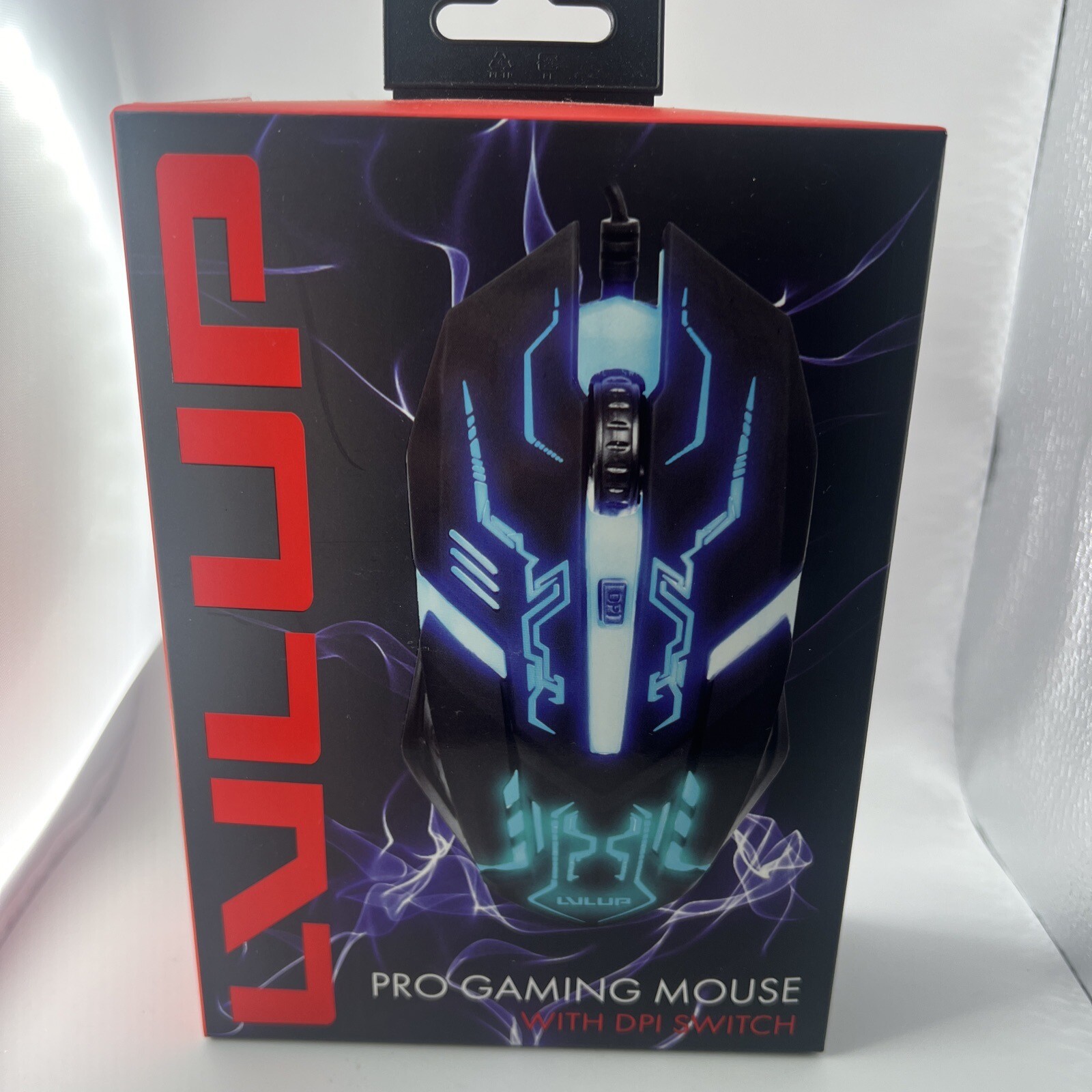 LVLUP PRO RGB Gaming Mouse with DPI Switch and Backlit Design NIB-image