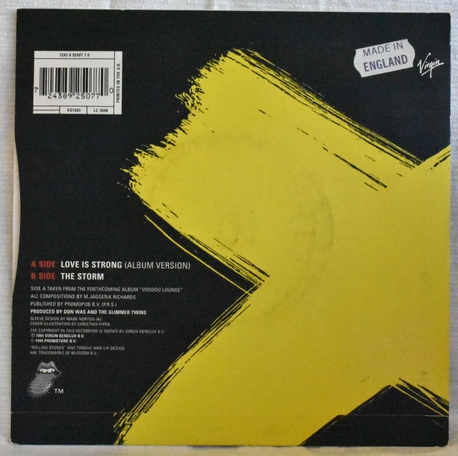 ROLLING STONES - LOVE IS STRONG - LIMITED NUMBERED EDITION 4936 / 7000 - 1994 - Image 2 of 4