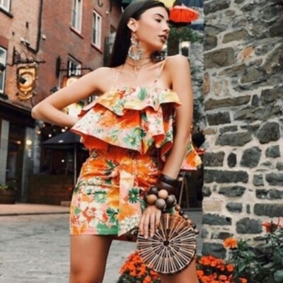 Zara limited edition bohemian floral fabric belt Zara | Accessories | Zara Limited Edition Floral Buckle  main image 4