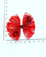 Handmade Hair Bows - Holiday - Christmas - Christmas Bow - Bow 1