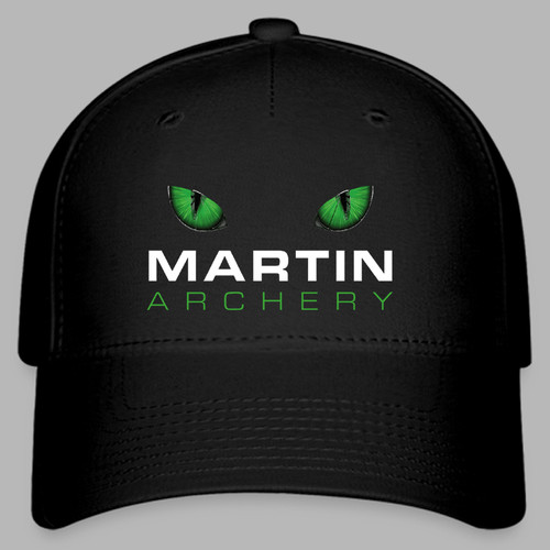 Martin Archery Black Hat Adjustable Baseball Cap
