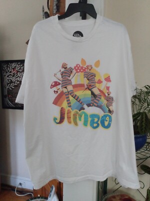 JIMBO drag queen merch White tee 2X NWOT