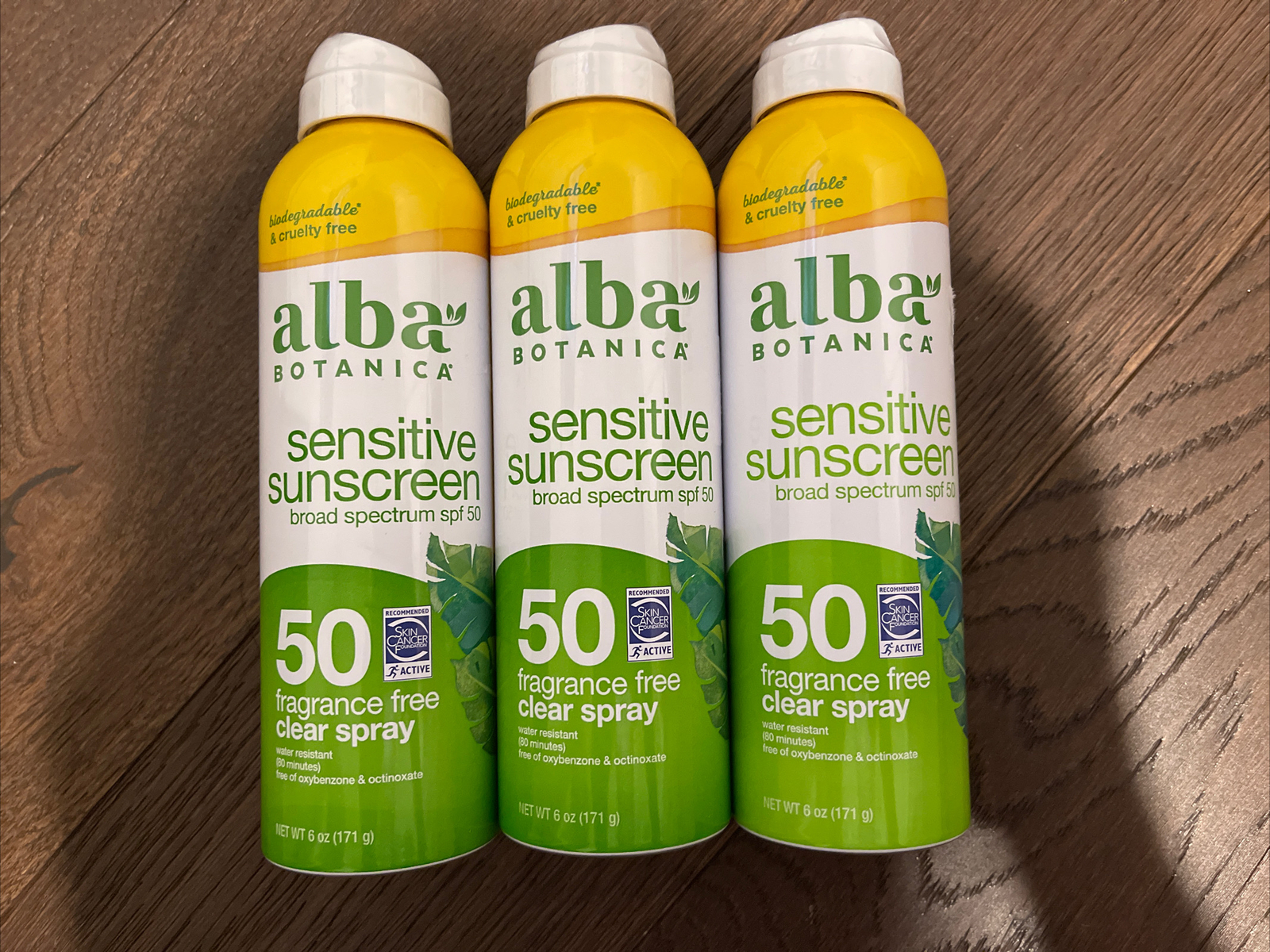 alba sensitive sunscreen spray