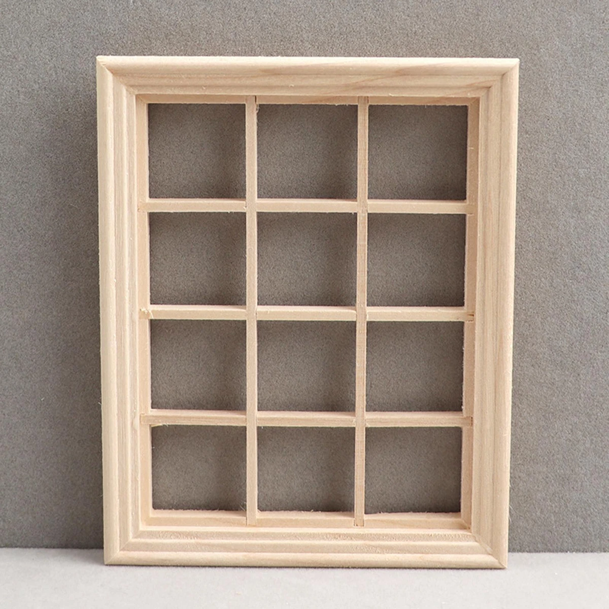 Dollhouse Window Frame 1 12 Scale Mini DIY Shutters Craft for Doll