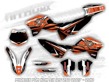 NitroMX Graphic Kit for KTM SX 125 250 2007 2008 2009 2010 MX Stickers