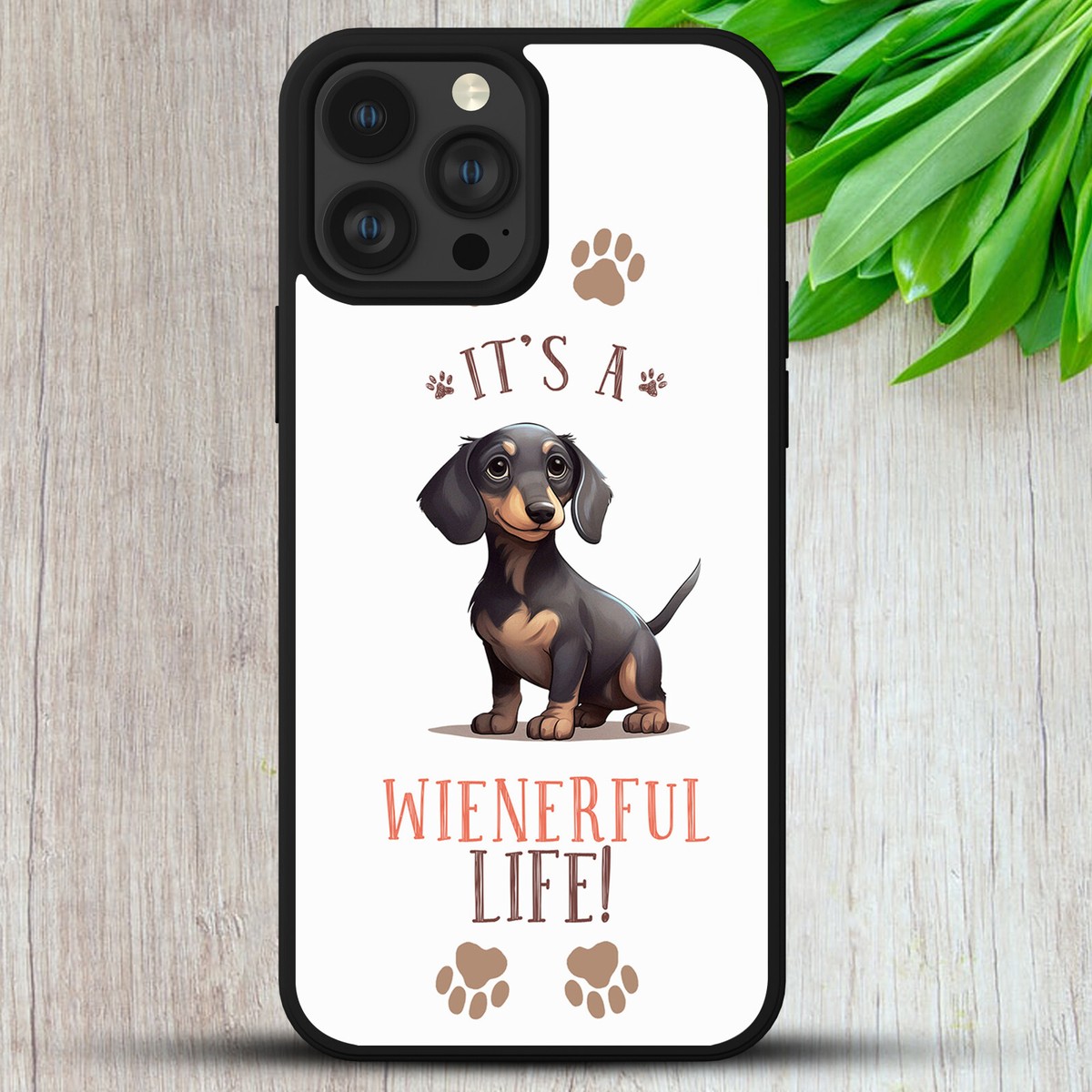 DACHSHUND CASE FOR IPHONE SAMSUNG HUAWEI SAUSAGE DOG PUPPY PAW GIFT PHONE  COVER