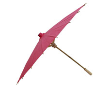 Japanese paper umbrella WAGASA Rose Pink 60cm handcraft bamboo-frame JAPAN NEW