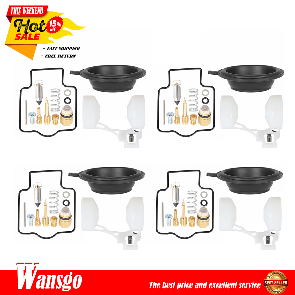 TON TON FOR KAWASAKI Zx6R Zx600 ZZR600 4X Carburetor Repair Kit Diaphragm