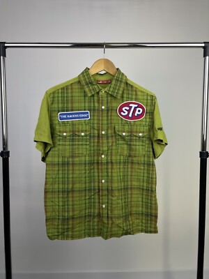 Puma x Richard Petty Shirt Mens Green STP Racing size M