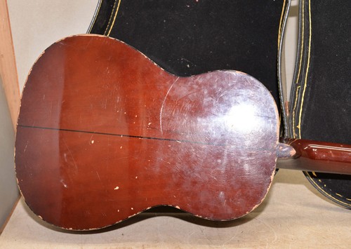 Crafter AD3T vintage acoustic guitar & case collectible musical instrument J7 - Picture 8 of 8