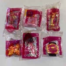 2002 McDonald's HAPPY MEAL TOYS BARBIE COMPLETE SET OF 6 MIP