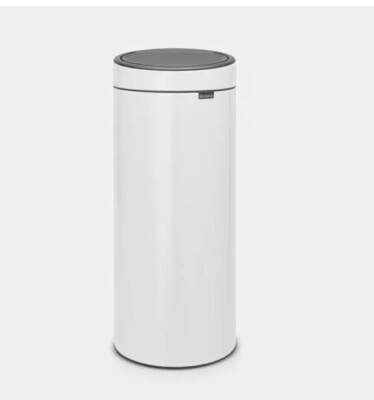 Brabantia Touch Bin 30L Fresh White Touch Deckel Soft-Touch kleine Delle