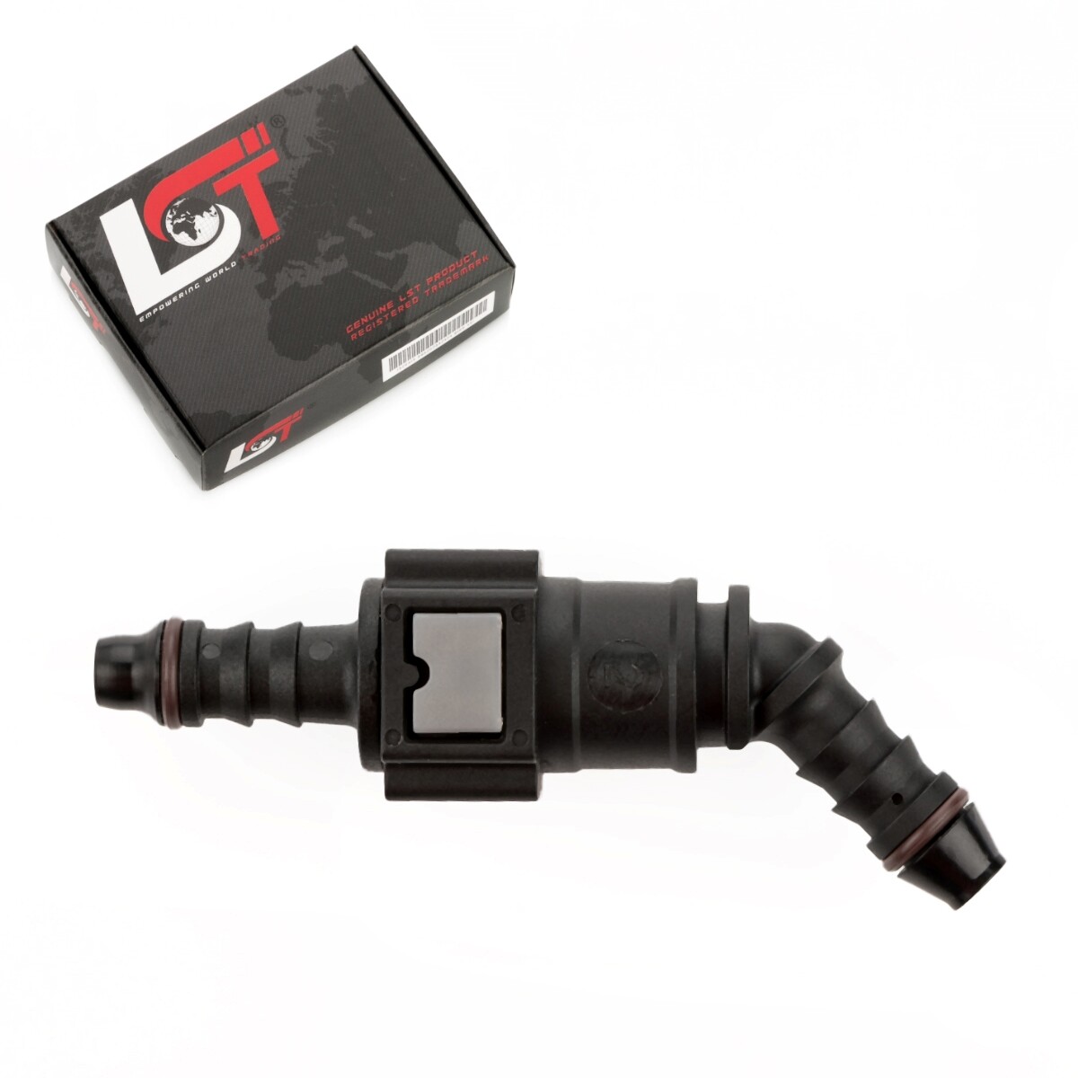 Quick release with counterpart set fuel line 45° angle 7.89 * 9 mm