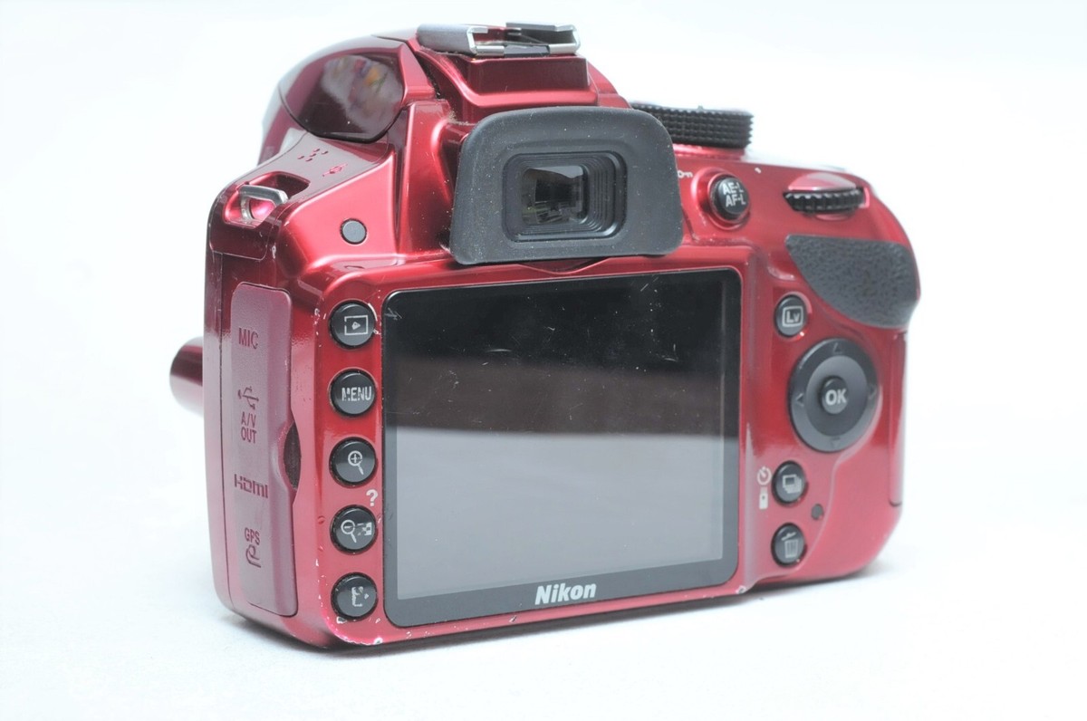 Nikon D3200 24.2MP Digital SLR Camera Body Only Product Red Nikon D3200 24.2MP Digital SLR Camera Body Only Product Red