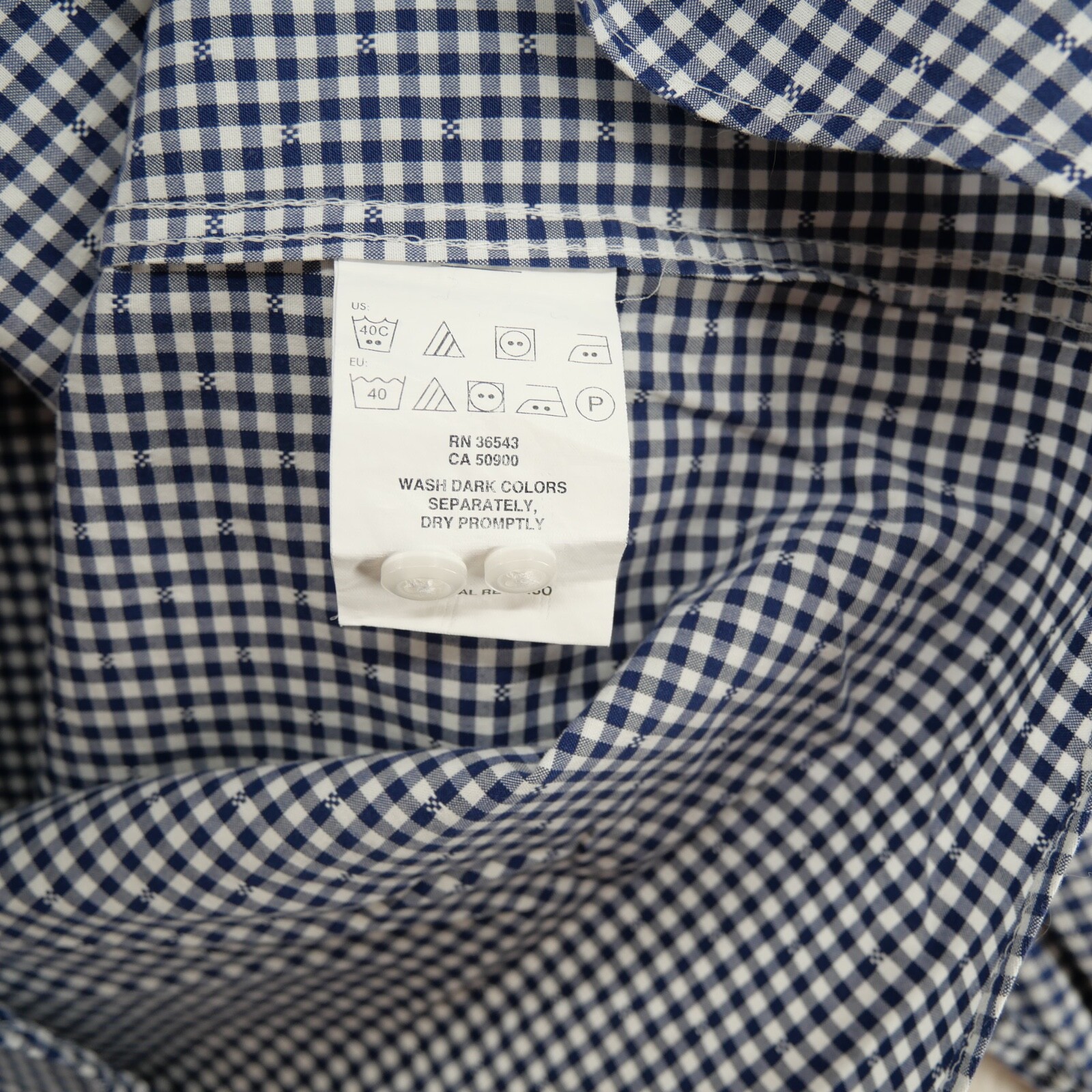 Tommy Hilfiger Wrinkle Resistant Men's Size 15.5-32/33 Check Stretch Dress Shirt thumbnail 5