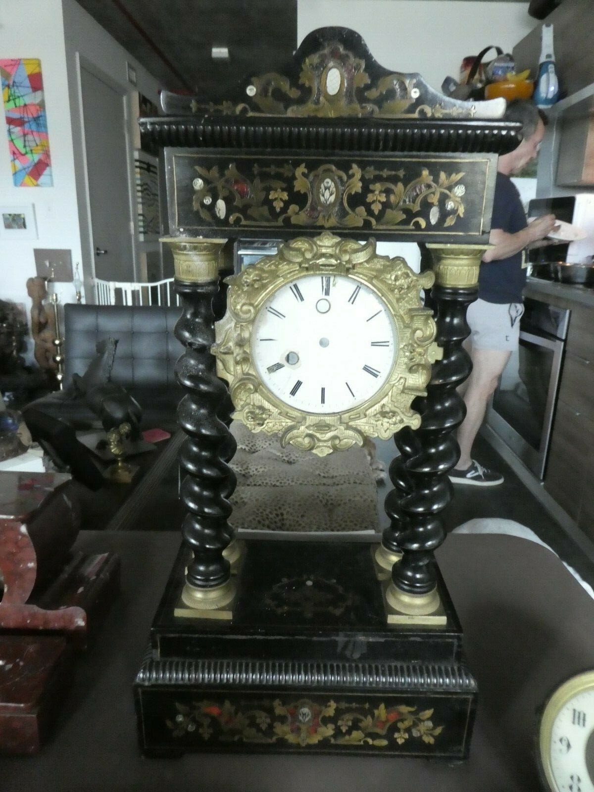 LARGE ASSORTMENT OF LATE 19TH C FRENCH CLOCK PARTS AND 2 CASES eBay