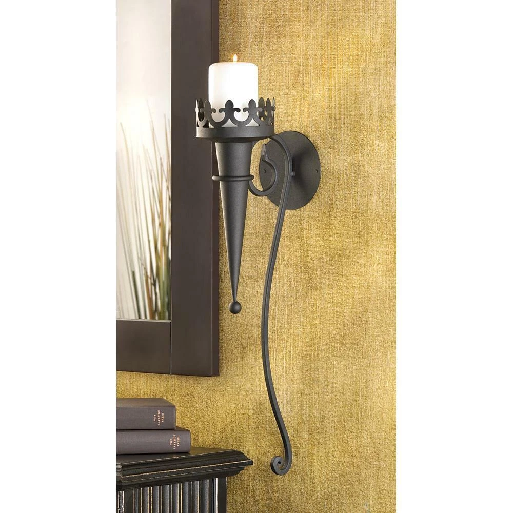 Medieval candle wall sconces online
