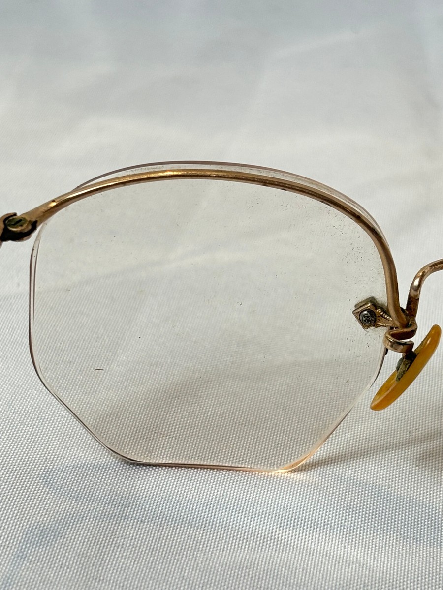 Vtg Shuron Durex Eye Glasses Spectacles 12K Gold Filled Vtg Shuron Durex Eye Glasses Spectacles 12K Gold Filled