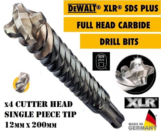 DeWalt XLR 4 Cutter Head SDS Drill Bit 10mm 160mm Pack of 1