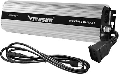 VIVOSUN 1000w Dimmable Digital Electronic Ballast for Hydroponic 