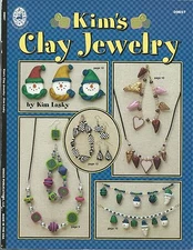 Kim's Clay Jewelry Kim Lasky Polymer Clay Craft Book BRAND NEW OOP