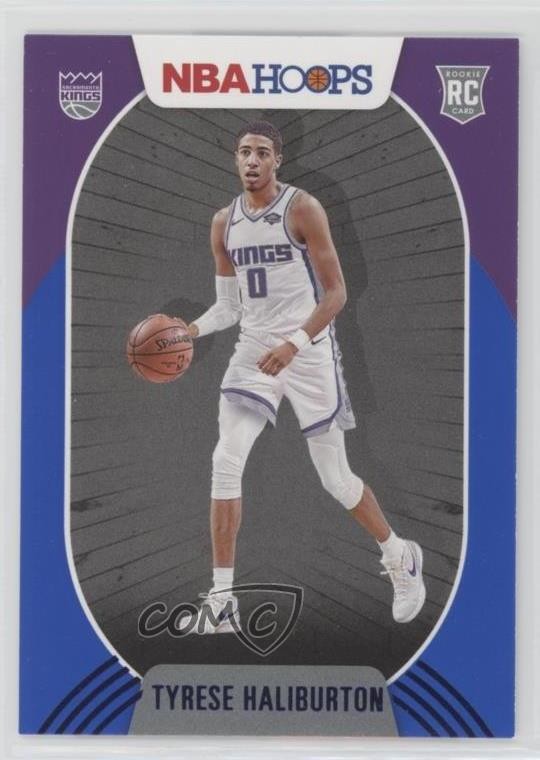 2020-21 Panini NBA Hoops Blue Tyrese Haliburton #238 Rookie RC 1u6