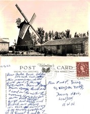 Vintage Postcard - Earnley Mill Near Bracklesham Bay REAL PHOTO POSTED