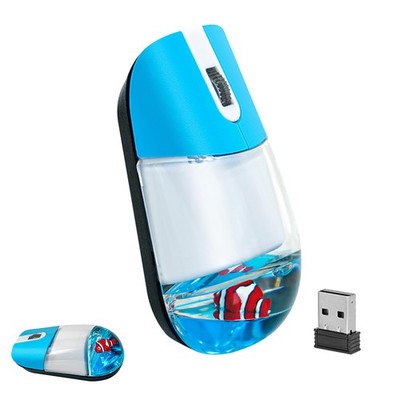 Wireless with Liquid Water Section & Floater Animal Portable Silent Cute Aqua...